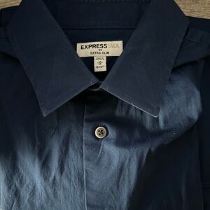 Express Dark Blue Men's Shirt